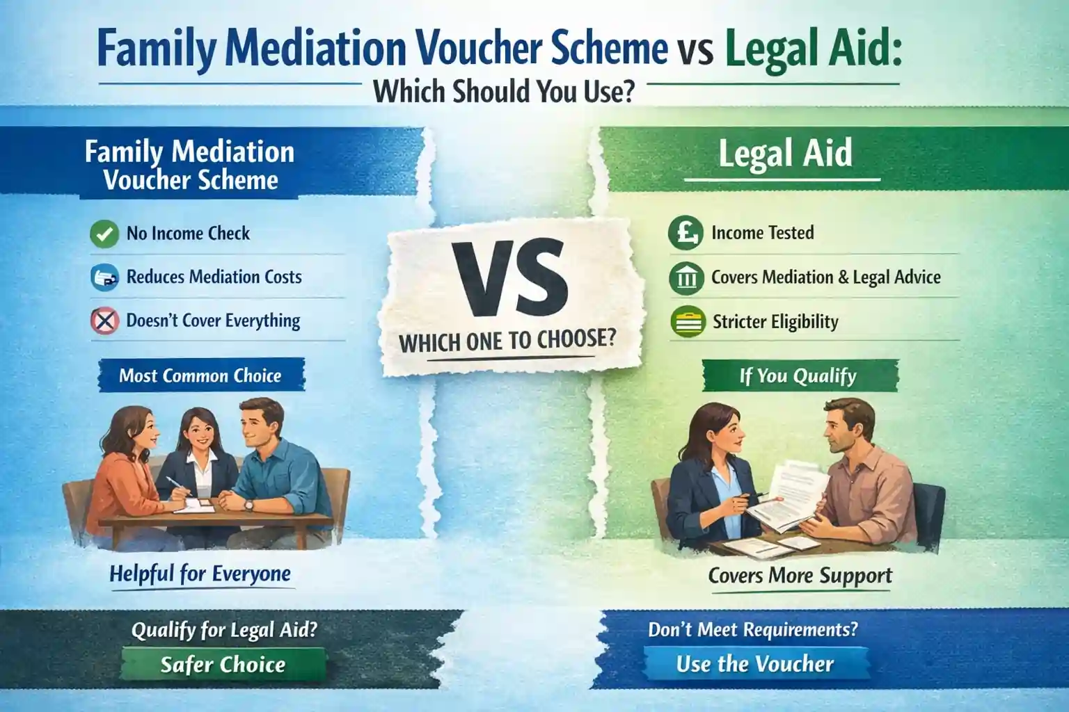 Family Mediation Voucher Scheme vs Legal Aid: Which Should You Use Gloucestershire?